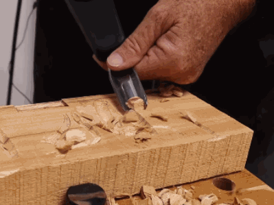 Carving with Arbortech Power Chisel