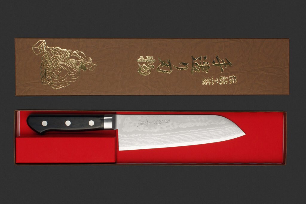 Miki Hamono Santoku Suminagashi Stainless 165 mm