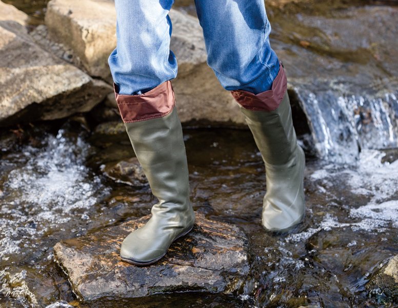 Packable Rain Boots POKEBOO Khaki